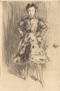 Elinor Leyland, 1873. alkotó: James Abbott McNeill Whistler
