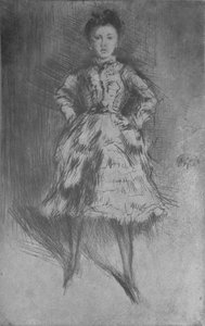 Elinor Leyland, 1874, 1904 alkotó: James Abbott McNeill Whistler