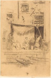 Gyümölcsbódé, 1880. alkotó: James Abbott McNeill Whistler