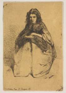 Képregény, 1858. alkotó: James Abbott McNeill Whistler