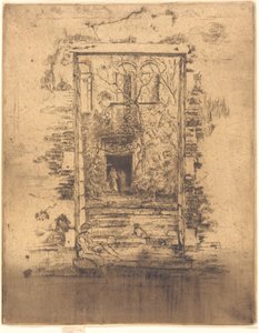 Kert, 1880. alkotó: James Abbott McNeill Whistler