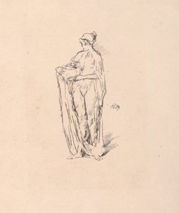 Lány tállal, 1895. alkotó: James Abbott McNeill Whistler