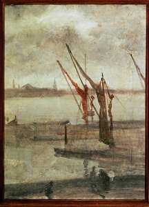 Szürke és ezüst, Chelsea Wharf alkotó: James Abbott McNeill Whistler