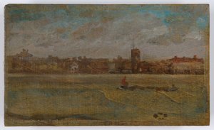 Harmónia barna és arany színben: (olaj, fapanel) alkotó: James Abbott McNeill Whistler