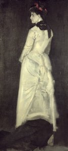 Harmónia hússzínben és feketében: Louise Jopling kisasszony portréja (1843-1933) alkotó: James Abbott McNeill Whistler