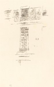 Hôtel Colbert, Windows, 1891. alkotó: James Abbott McNeill Whistler