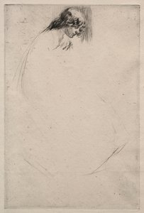 Jos Bent Head. alkotó: James Abbott McNeill Whistler