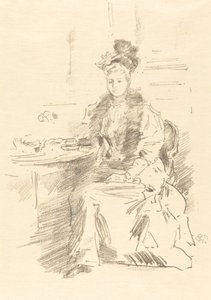 The Pretty New Yorker, 1894. alkotó: James Abbott McNeill Whistler