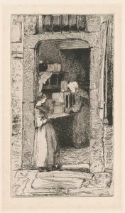 A mustárárus, 1858. alkotó: James Abbott McNeill Whistler