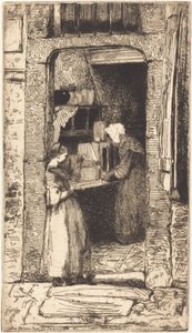 A mustárárus, 1858. alkotó: James Abbott McNeill Whistler