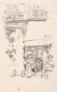 A gyümölcsárus a Rue de Grenelle-ben, 1874. alkotó: James Abbott McNeill Whistler
