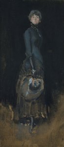 Lady in Gray, kb. 1883. alkotó: James Abbott McNeill Whistler