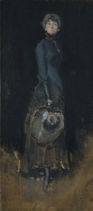 Lady in Gray, kb. 1883. alkotó: James Abbott McNeill Whistler