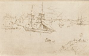 Lagúna-Dél, 1879-1880. alkotó: James Abbott McNeill Whistler