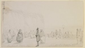 The Coasts at Dieppe, 1857. alkotó: James Abbott McNeill Whistler