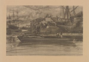 Limehouse, 1878. alkotó: James Abbott McNeill Whistler