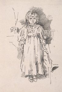 Kis Evelyn, 1896. alkotó: James Abbott McNeill Whistler