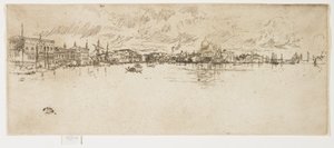 Hosszú Velence a Második Velence sorozatból, 1879-1880 alkotó: James Abbott McNeill Whistler