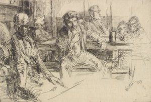 Longshore men, 1859. alkotó: James Abbott McNeill Whistler