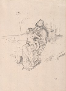 Anya és gyermeke, 1. sz. alkotó: James Abbott McNeill Whistler