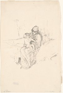 Anya és gyermeke, 1. sz., 18911895, nyomtatva 1904-ben. alkotó: James Abbott McNeill Whistler