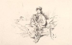 Anya és Gyermeke, 1890. 2. sz. alkotó: James Abbott McNeill Whistler
