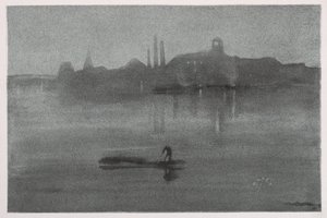 Nocturne, 1878. alkotó: James Abbott McNeill Whistler