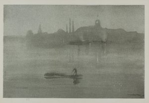 Nocturne, 1878, megjelent 1887 alkotó: James Abbott McNeill Whistler