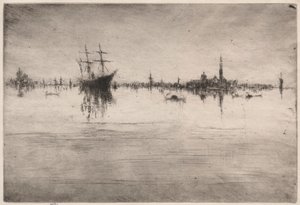 Nocturne, 1879-1880. alkotó: James Abbott McNeill Whistler
