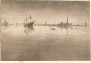 Nocturne, 18791880. alkotó: James Abbott McNeill Whistler