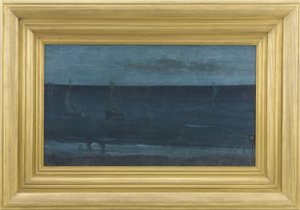 Noktürn: kék és ezüst – Bognor, 1871-76 alkotó: James Abbott McNeill Whistler