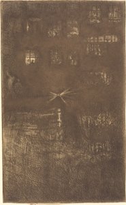 Noktürn: Táncház, 1889. alkotó: James Abbott McNeill Whistler