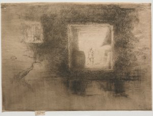 Nocturne kemence. alkotó: James Abbott McNeill Whistler