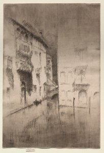Noktürn: Paloták, c. 1880. alkotó: James Abbott McNeill Whistler