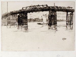 Régi Battersea híd alkotó: James Abbott McNeill Whistler