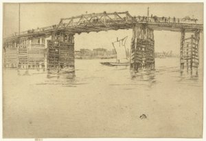 Régi Battersea híd alkotó: James Abbott McNeill Whistler