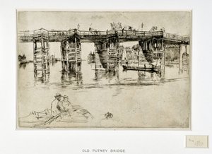 Régi Putney híd alkotó: James Abbott McNeill Whistler