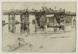 Régi Putney híd alkotó: James Abbott McNeill Whistler