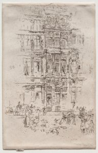 Paloták, Brüsszel. alkotó: James Abbott McNeill Whistler