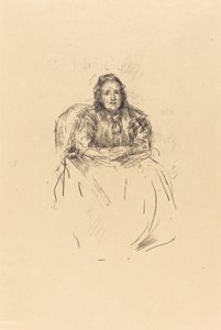Portrétanulmány: Mrs. Philip, 1896. alkotó: James Abbott McNeill Whistler