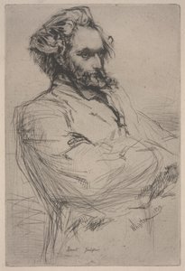 Drouet portréja alkotó: James Abbott McNeill Whistler