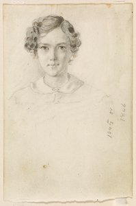 Whistler portréja, 1845 vagy 1846. alkotó: James Abbott McNeill Whistler