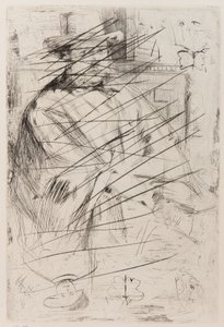 Férfi portré, alkotó: James Abbott McNeill Whistler