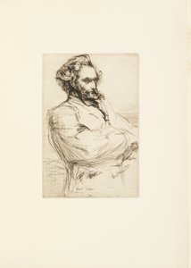 Nyomtatás, Drouet alkotó: James Abbott McNeill Whistler