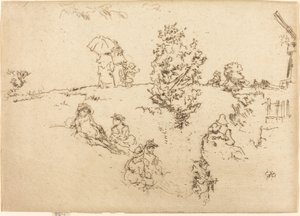 Sáncok, Szendvics, c. 1887. alkotó: James Abbott McNeill Whistler