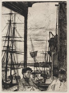 Rotherhithe alkotó: James Abbott McNeill Whistler