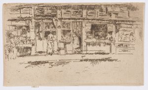 Rue de la Rochefoucault alkotó: James Abbott McNeill Whistler
