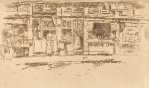 Rue de la Rochefoucault, 1893. alkotó: James Abbott McNeill Whistler