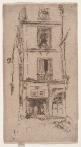 Rue des Bons Enfants, Tours. alkotó: James Abbott McNeill Whistler