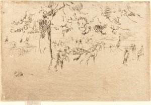 Szent Jakab park, kb. 18841886. alkotó: James Abbott McNeill Whistler